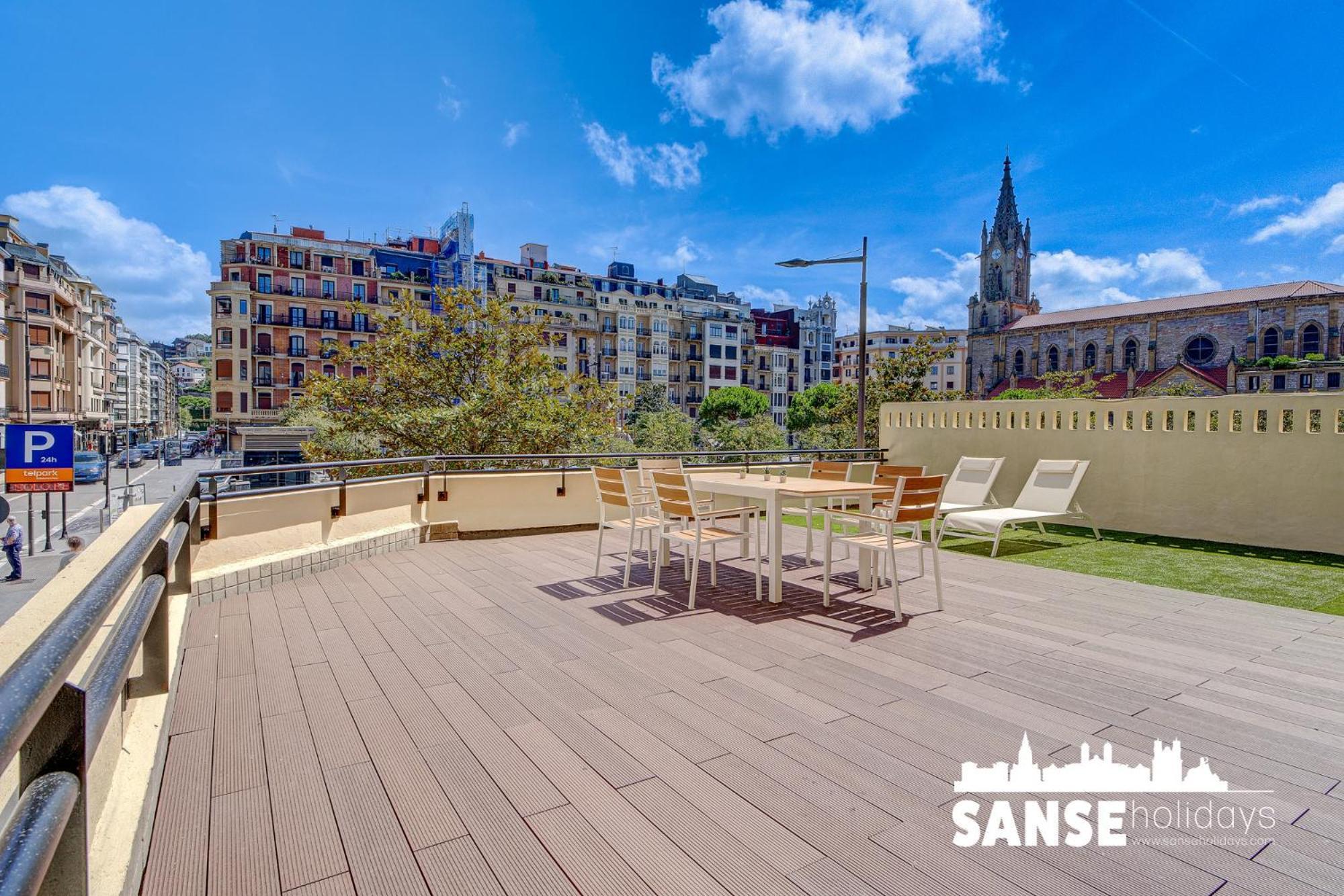 Apartamentos Gran Via By Sanse Holidays San Sebastián Exteriér fotografie